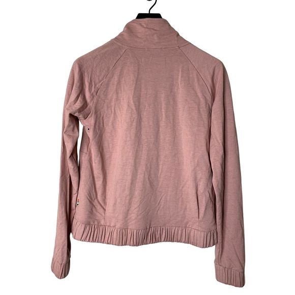 SmartWool 1/2 Zip Pullover Sweatshirt Merino Wool pink Women's size medium - Picture 2 of 10